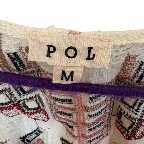 POL Open Front Embroidered Cardigan/Kimono/Cover Up Size Medium - Picture 2 of 4